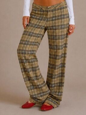 Vintage plaid trousers